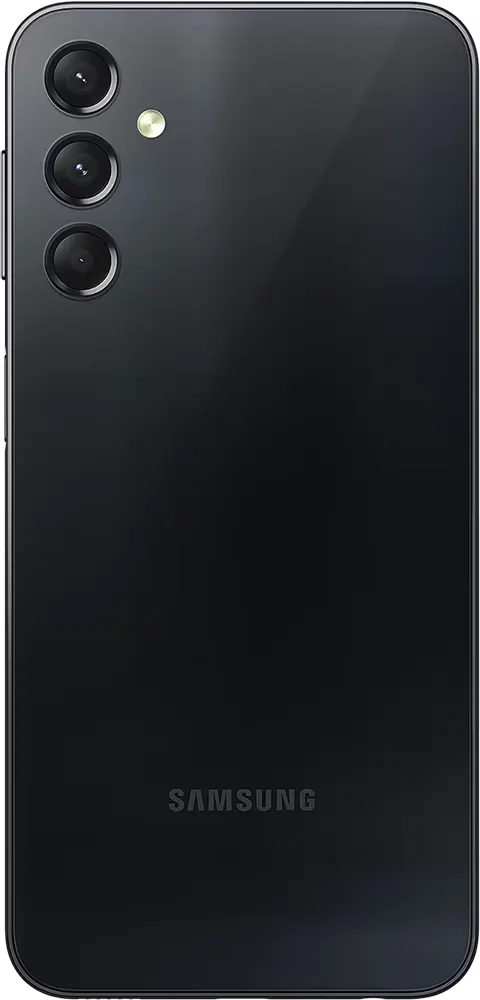 Samsung Galaxy A24 Dual SIM Mobile , 128 GB Memory, 8GB RAM, 4G LTE, Black