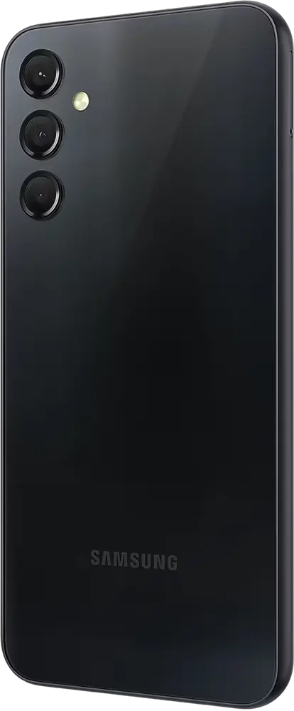 Samsung Galaxy A24 Dual SIM Mobile , 128 GB Memory, 8GB RAM, 4G LTE, Black