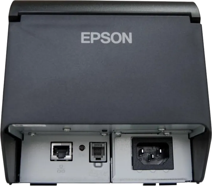 EPSON Receipt Printer, Monochrome, USB + Ethernet, Black, TM-T20X-052
