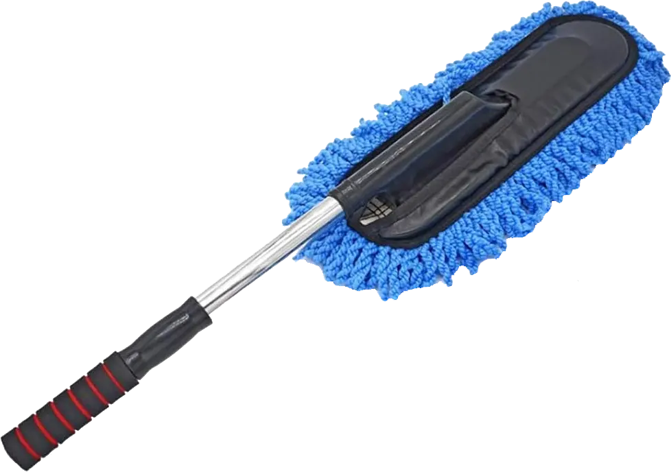 فرشه تنظيف سيارة بيد - أزرق
