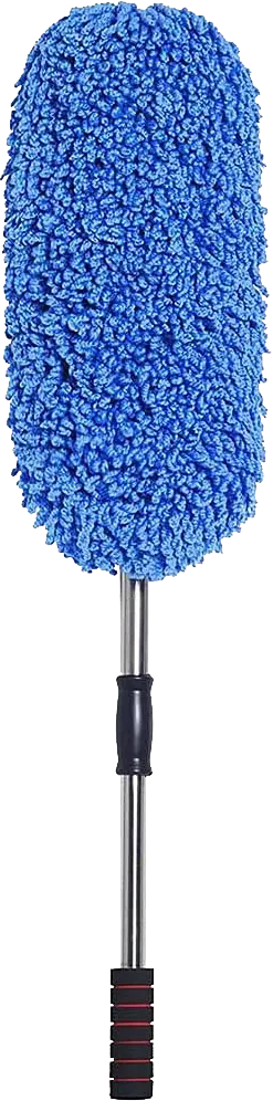 فرشه تنظيف سيارة بيد - أزرق