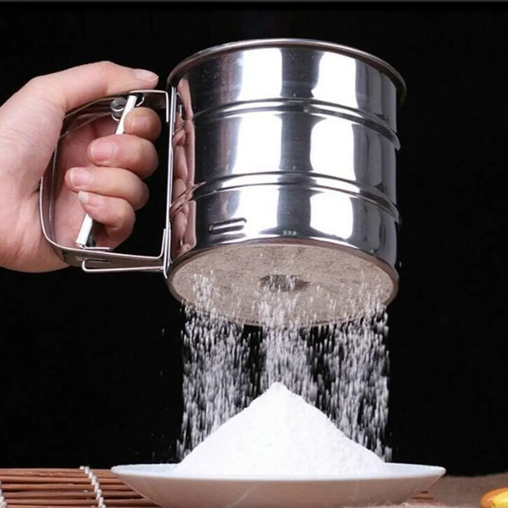Small manual sieve multi-use - stainless