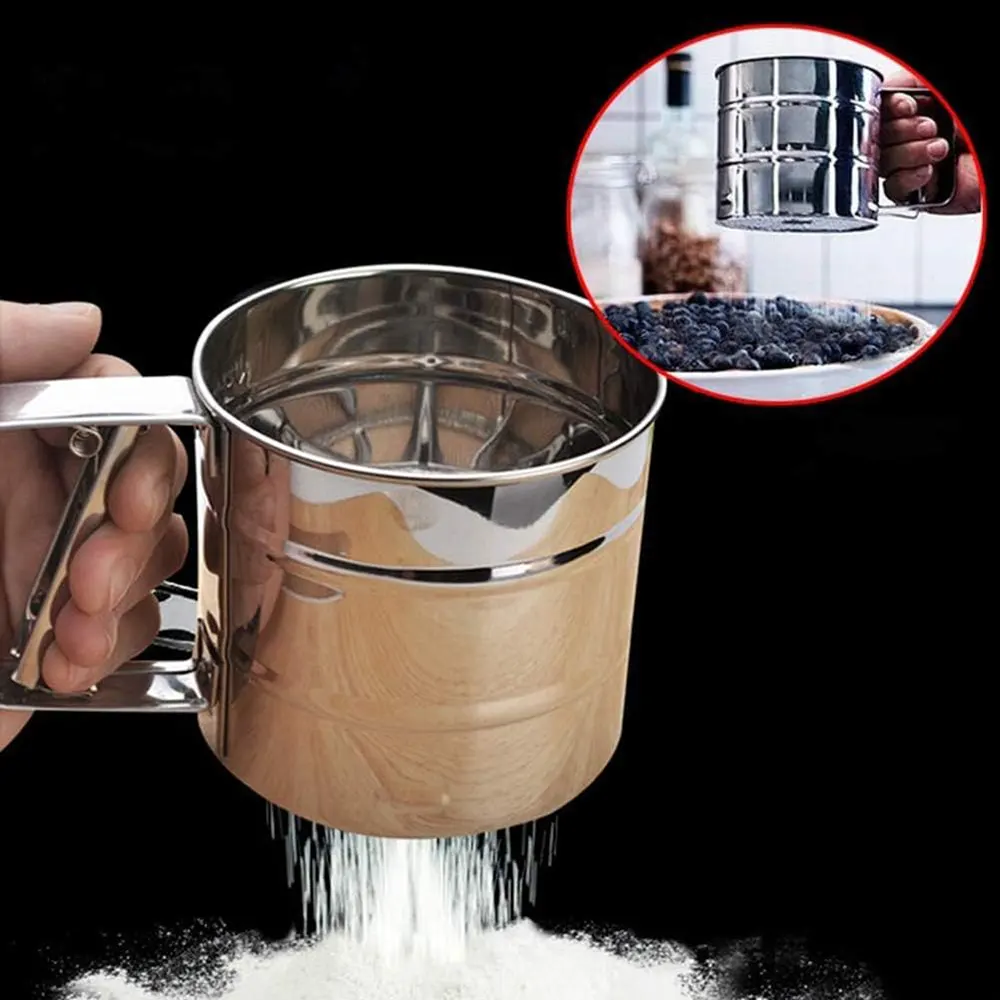 Small manual sieve multi-use - stainless