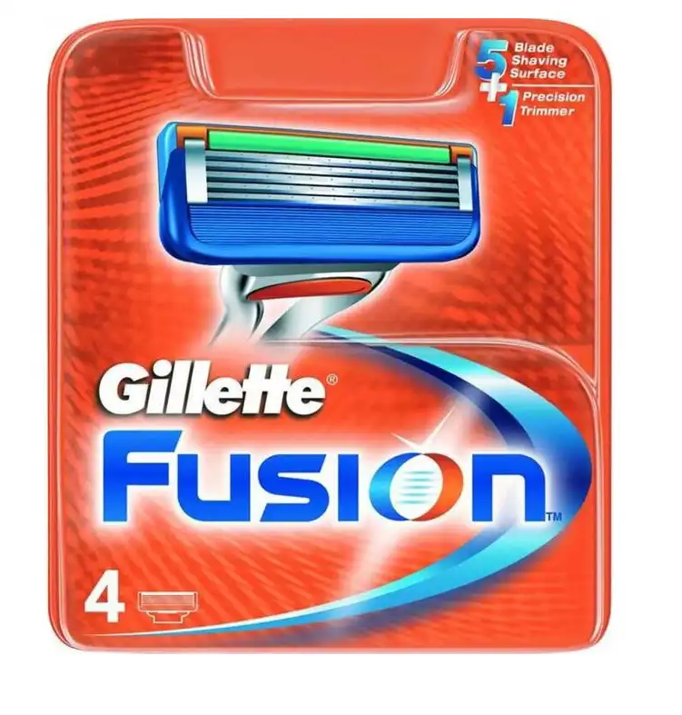 Gillette Fusion Razor Blades Pack of 4