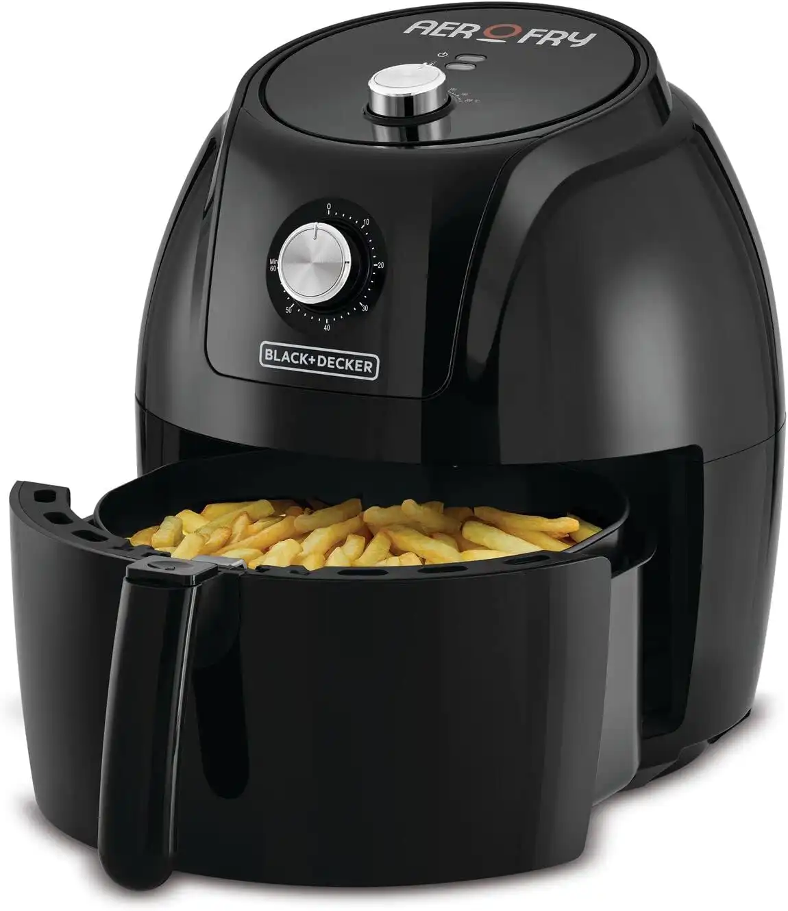 Black & Decker Air Fryer Without Oil, 1800 Watt, 5.6 Liter, Black, AF575-B5