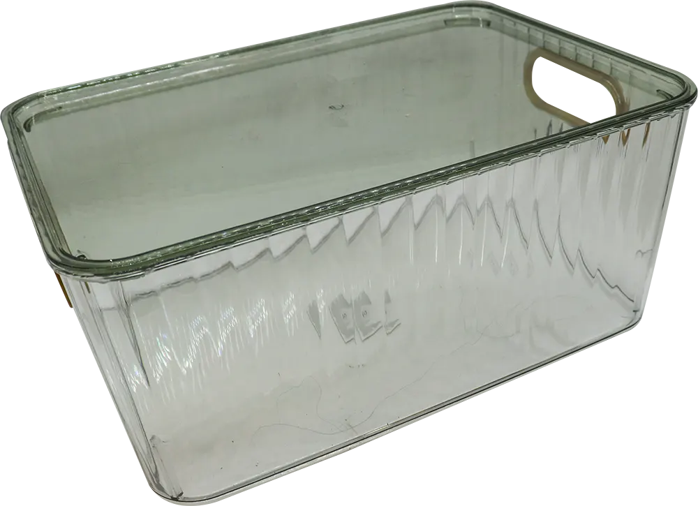 علبه اكريلك بالغطاء متعددة الاستخدامات - شفاف