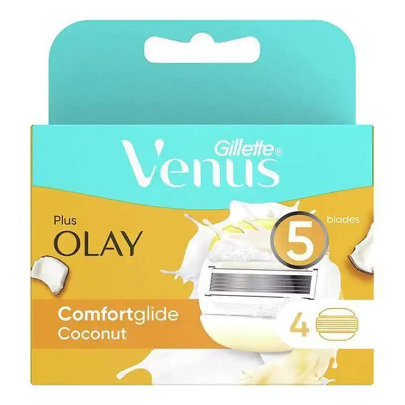 Gillette venus & olay women's razor blade refills 4 count