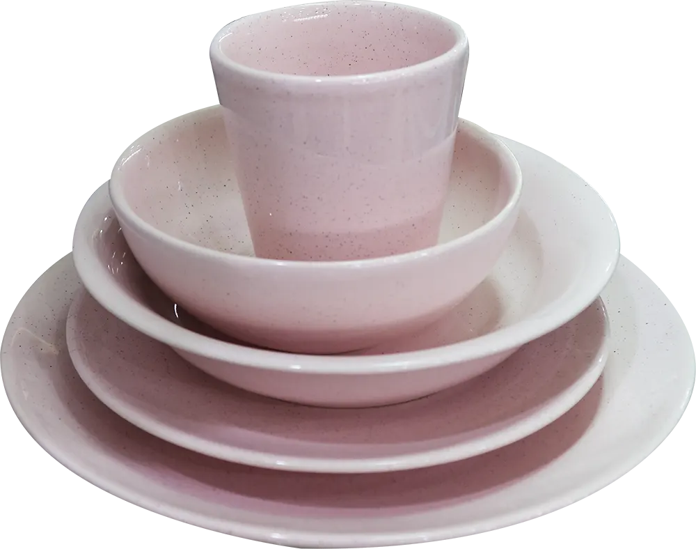 طقم عشاء بورسلين من كوتاهيا ، 30 قطعة ،روز