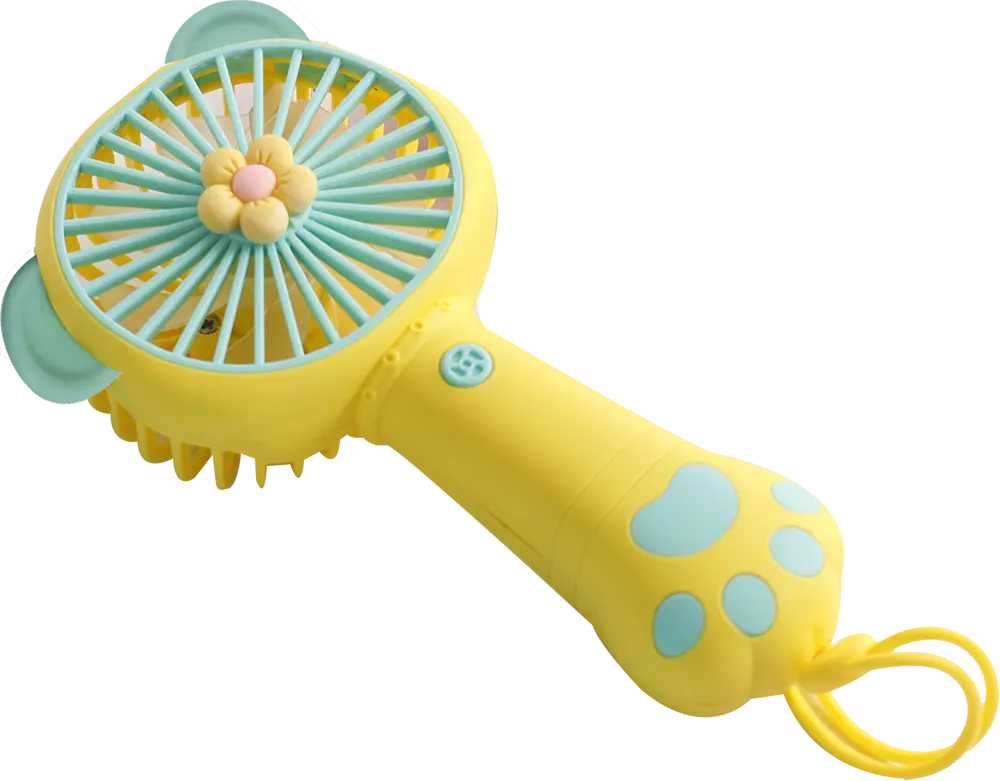 مروحة محمولة تصميم شبكي تعمل بالشاحن - ألوان