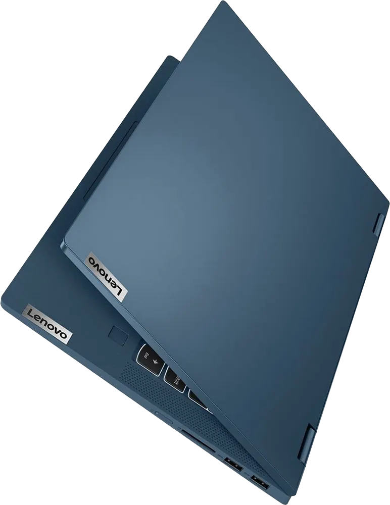لاب توب لينوفو ايديا باد فليكس 5 14ALC05، معالج AMD™ Ryzen 7 5700U، رامات 8 جيجابايت، 512 جيجابايت ٍSSD هارد، AMD™ Radeon Graphics، شاشة تاتش 14 بوصة FHD، ويندوز 11، أزرق