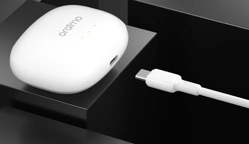 Oraimo Freepods 3C, wireless, Bluetooth, White,OEB-E104DC