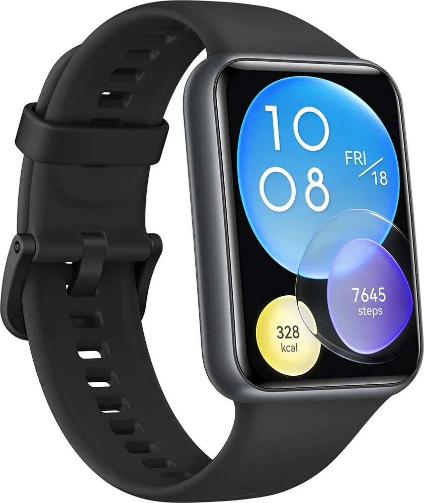 Huawei Fit 2 Smart Watch , Bluetooth 2.4, 1.74 inch Touch Screen, Water Resistant, 10 Days Battery Life, Black