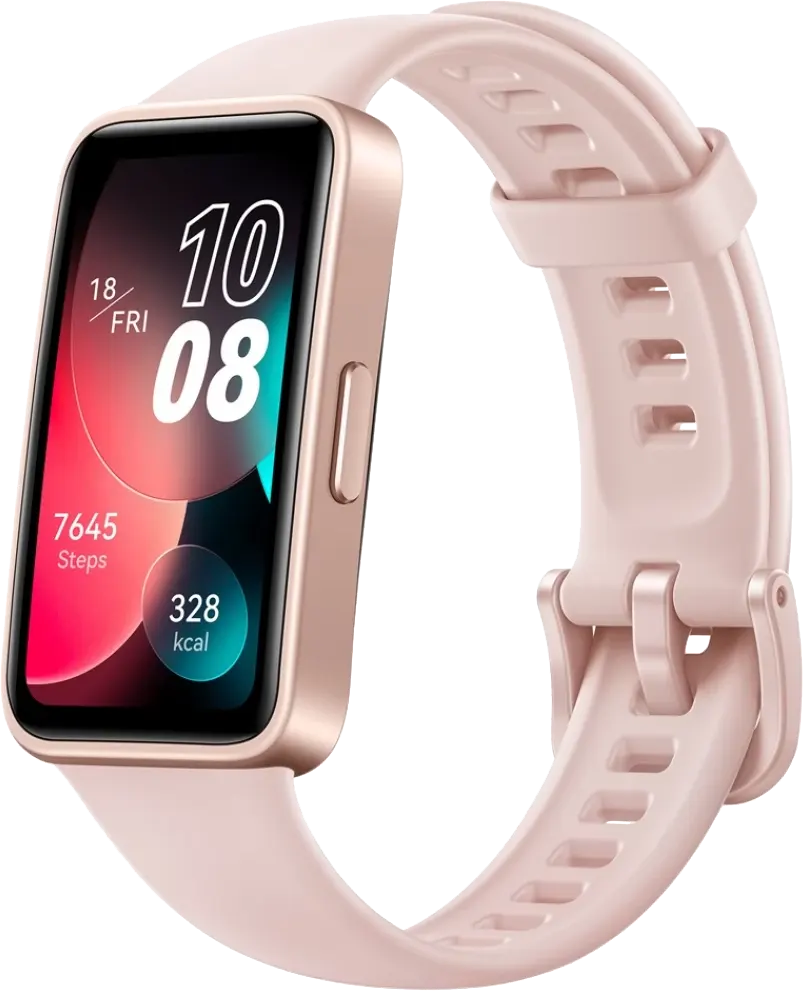 Huawei Band 8 Watch, 1.47 inch Touch Screen, Water Resistant, 14 Days Battery, Pink