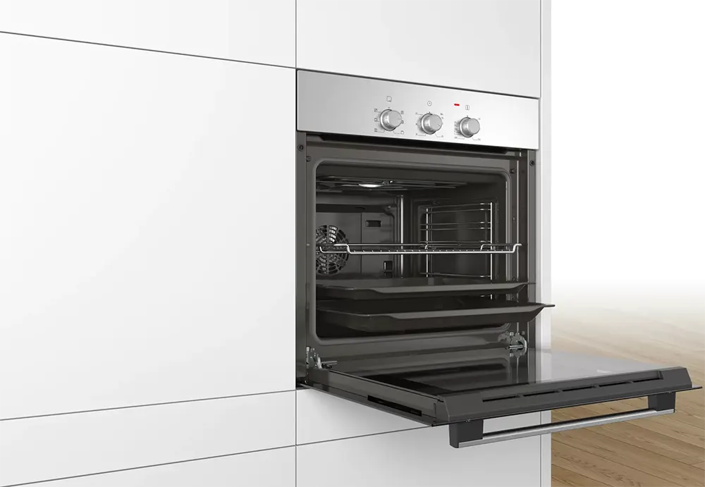 فرن بووش بلت ان 60 سم ، كهرباء، 66 لتر ، أسود ، HBF011BR0Q