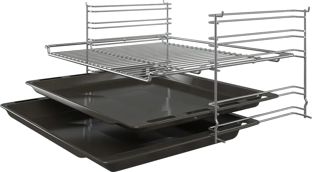 فرن بووش بلت ان 60 سم ، كهرباء، 66 لتر ، أسود ، HBF011BR0Q