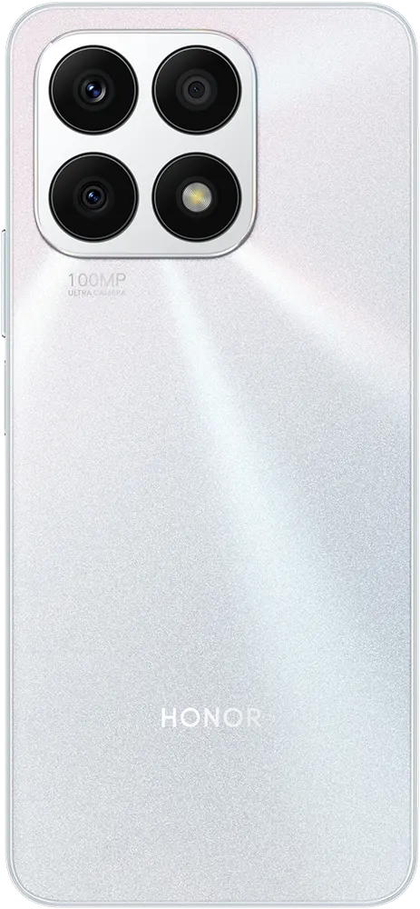 Honor X8A Dual SIM, 128GB Memory, 8GB RAM, 4G LTE, Titanium Silver