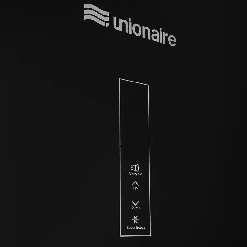 ديب فريزر رأسى يونيون اير، نوفروست، 6 درج، شاشة ديجيتال، أسود، UFN-230LBG1A-DH