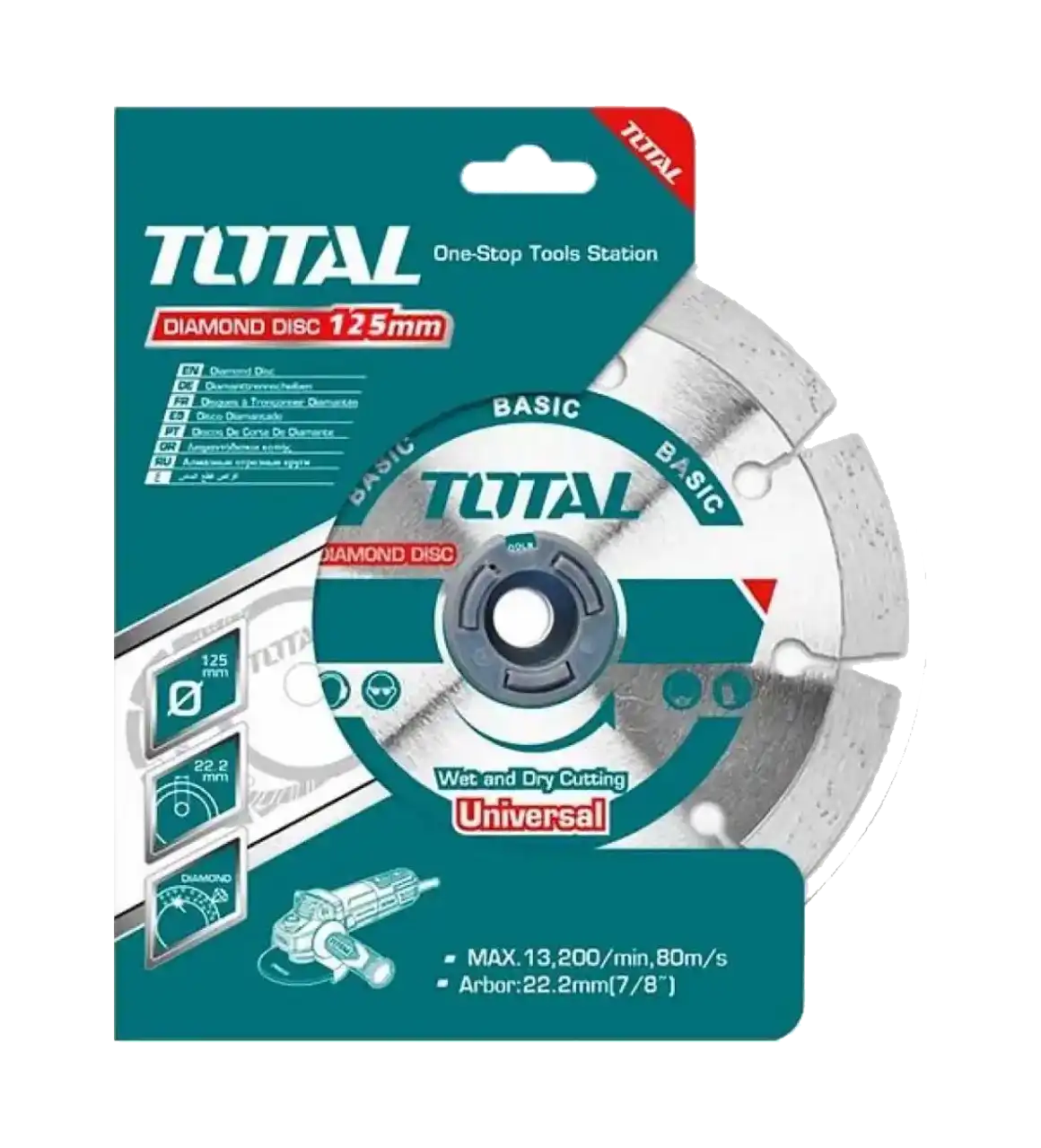 Total Concrete Cutting Cylinder, 125mm, TAC2111251