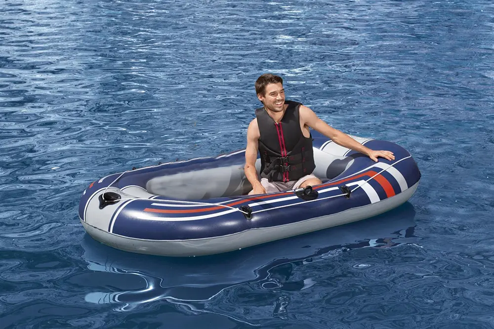 قارب قابل للنفخ بيست واي مناسب لشخصين ، أزرق، 61064