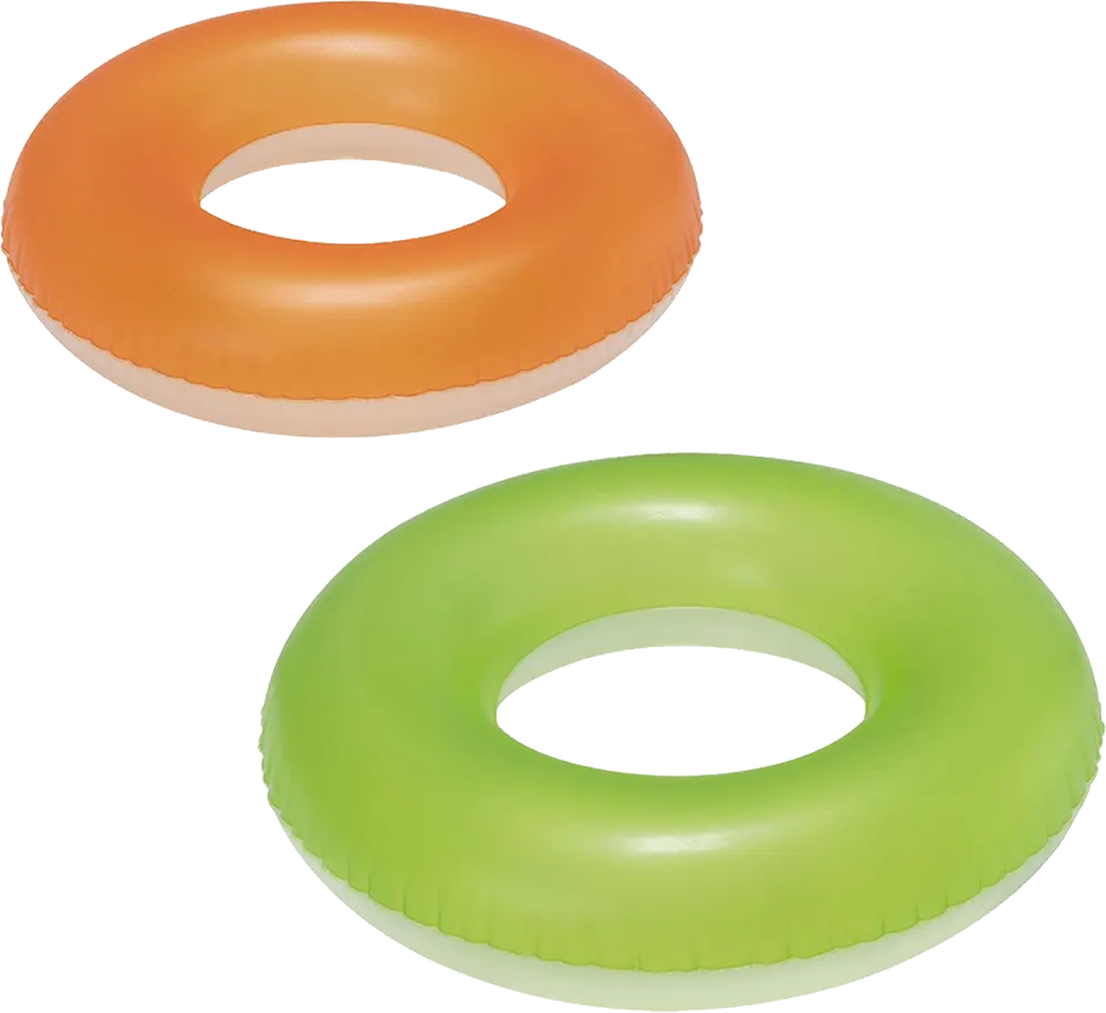 Bestway Inflatable Neon Swim Ring, Multiple Colors, 36024