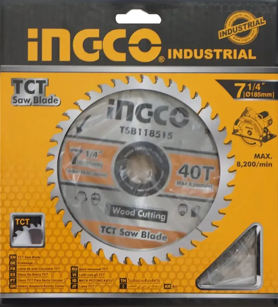INGCO Wood Cutting Drum, 185 mm, TSB118515