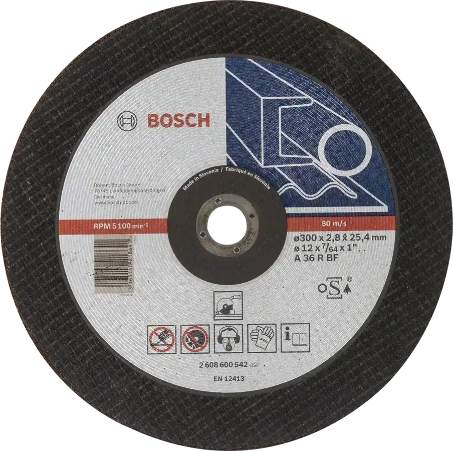 Bosch Metal Cutting Disc, 355 mm, 2 608 600 543