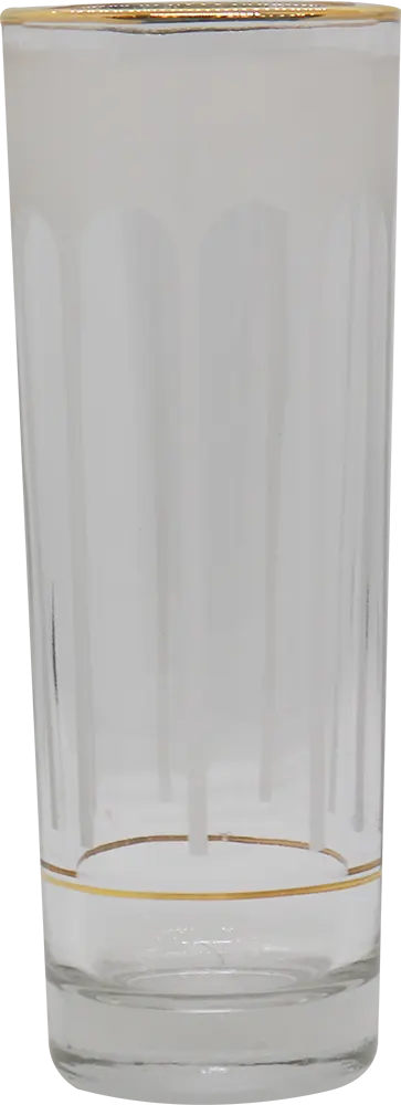 طقم شوب ماسورة  من الاسراء - شفاف مدهب