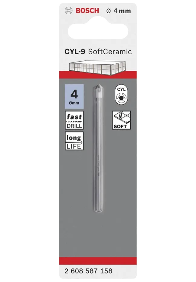 بنطة تخويش سيراميك بوش، 4 مم، 2 608 587 158