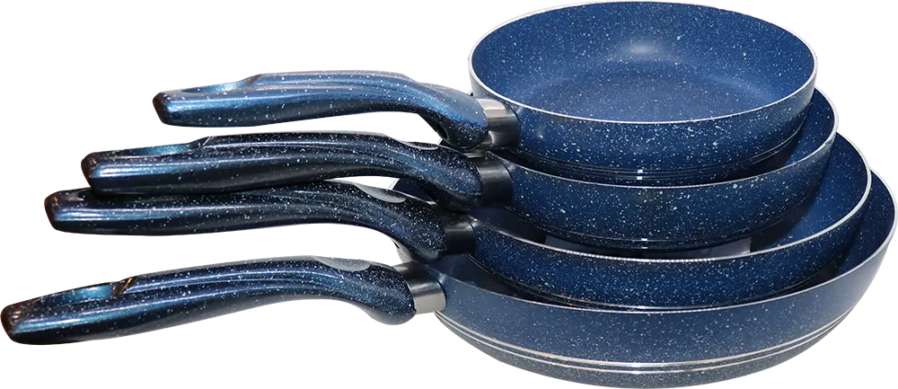 طقم مقلاة جرانيت ايكو من جلوري ، 4 قطع ،أزرق