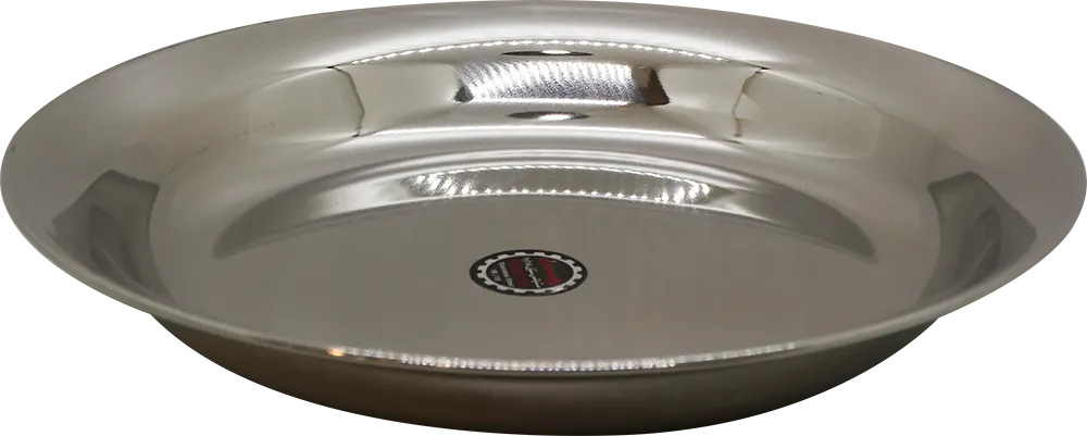 Round plate 22 cm, size 2 - stainless