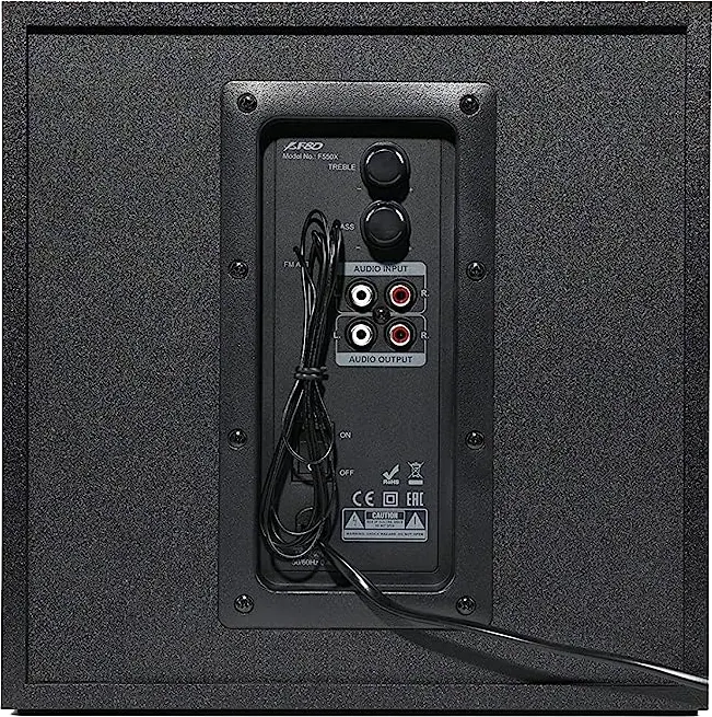 سماعات صب ووفر F&D  بلوتوث ، مدخل USB ، أسود ، F550X