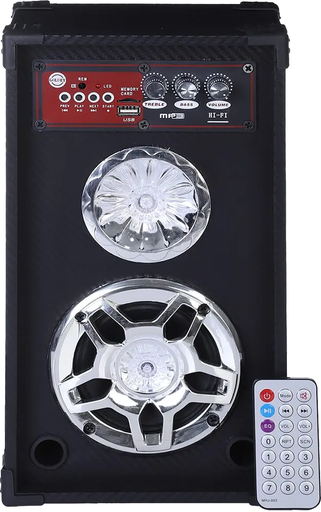 سماعات صب ووفر جولدي، مدخل USB ، أسود، موديل GS-S