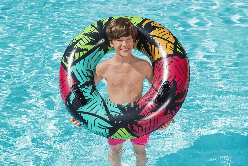Bestway Inflatable Wooded Swim Ring, Multi-Shap, 36350