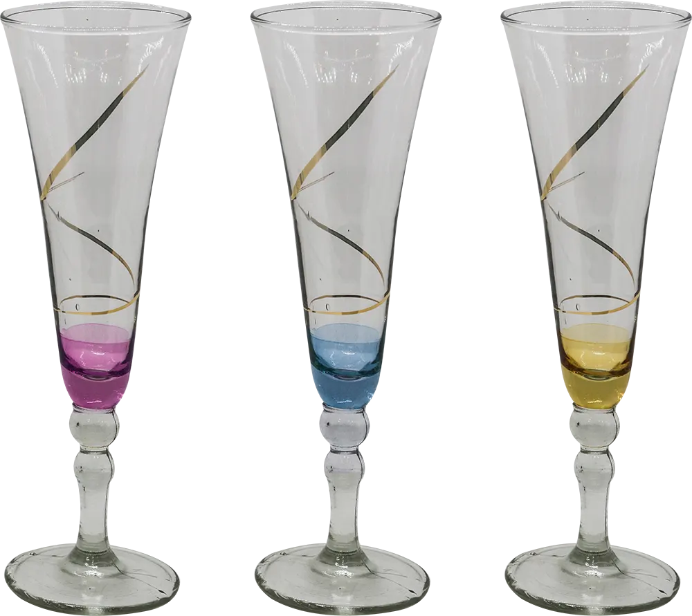 طقم كاسات  الخواجه 6 قطع - ألوان