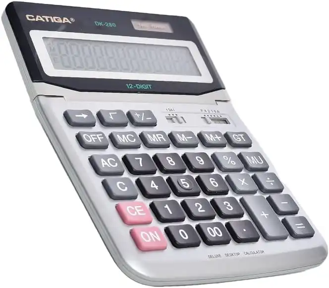 Catiga Desktop calculator , black x silver, DK-280