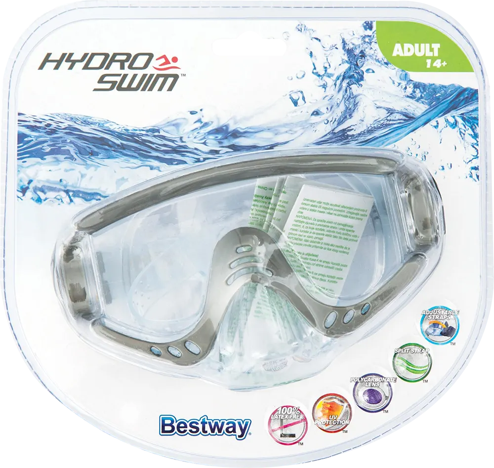 Bestway Hydro Swim Goggles, Multi-Colour, 22044