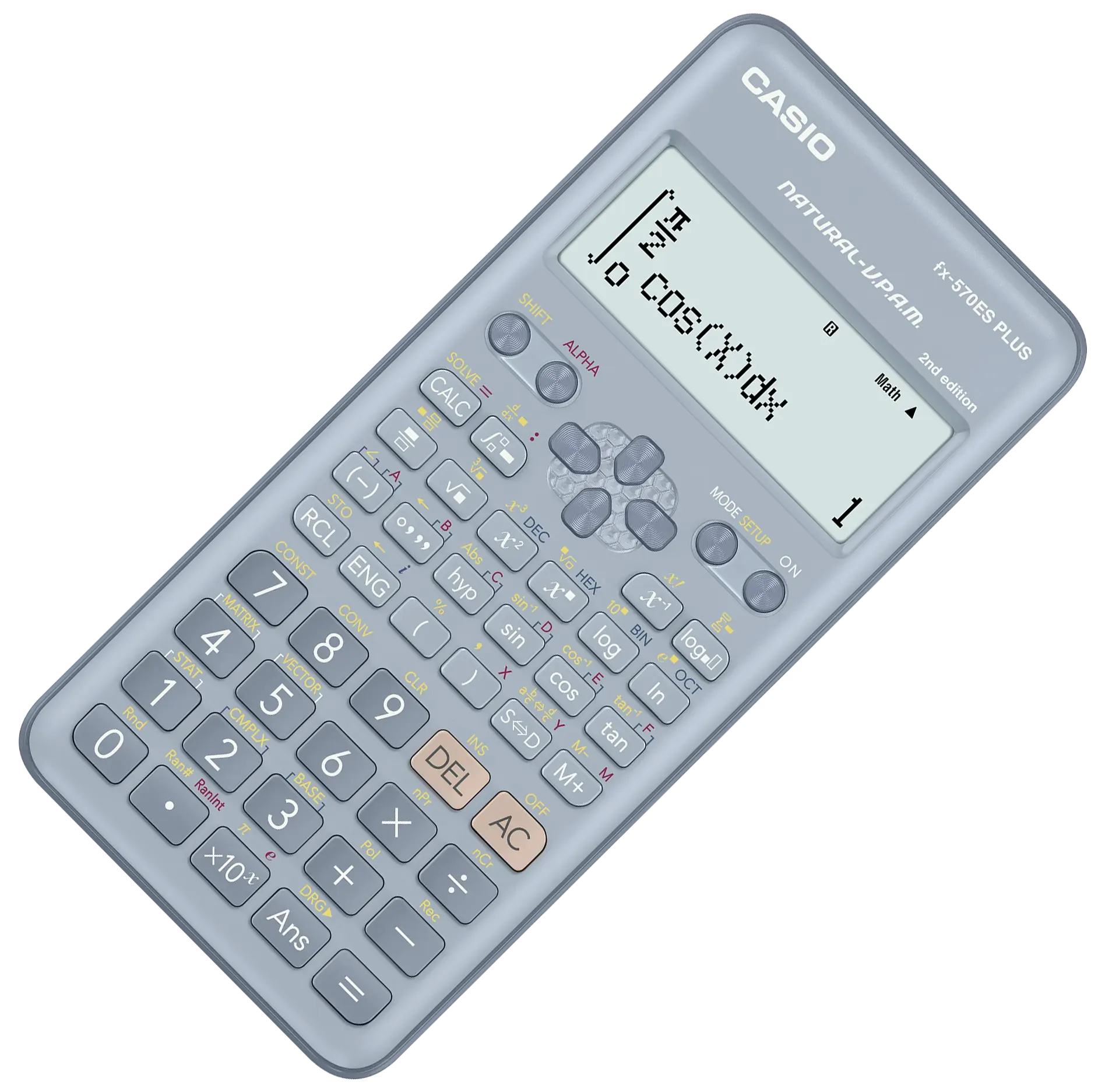 Casio scientific calculator, 417 functions, blue, fx-570ES PLUS-2BU