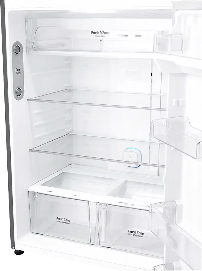 LG Refrigerator, No Frost, 592 Liters, 2 Doors, LED Screen, Inverter, Silver, GR-H822HLHM