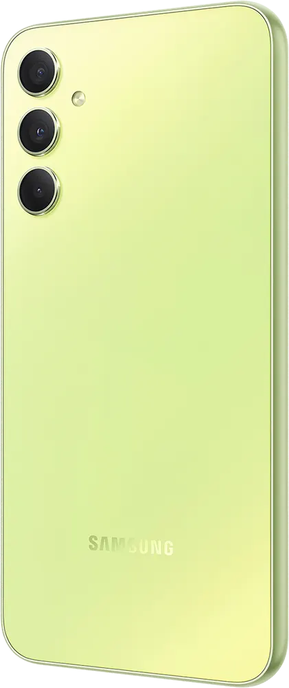 Samsung Galaxy A34 Dual SIM Mobile , 256GB Memory, 8GB RAM, 5G, Awesome Lime