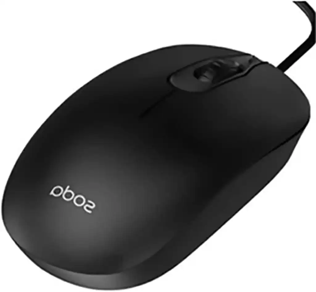 ماوس سلكي من صودا،أسود،SMW100