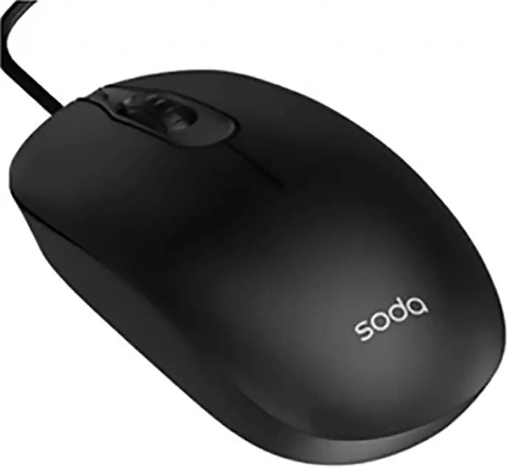 ماوس سلكي من صودا،أسود،SMW100