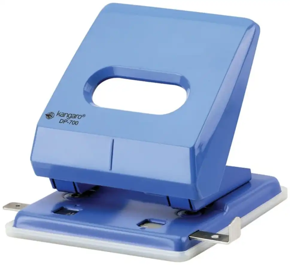 Kangaro Office Paper Puncher, 2 Holes, Quick Use, Multi Color DP.700