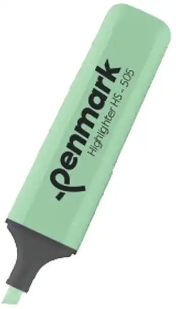 Penmark Turkish highlighter pen, agricultural green, cut tip