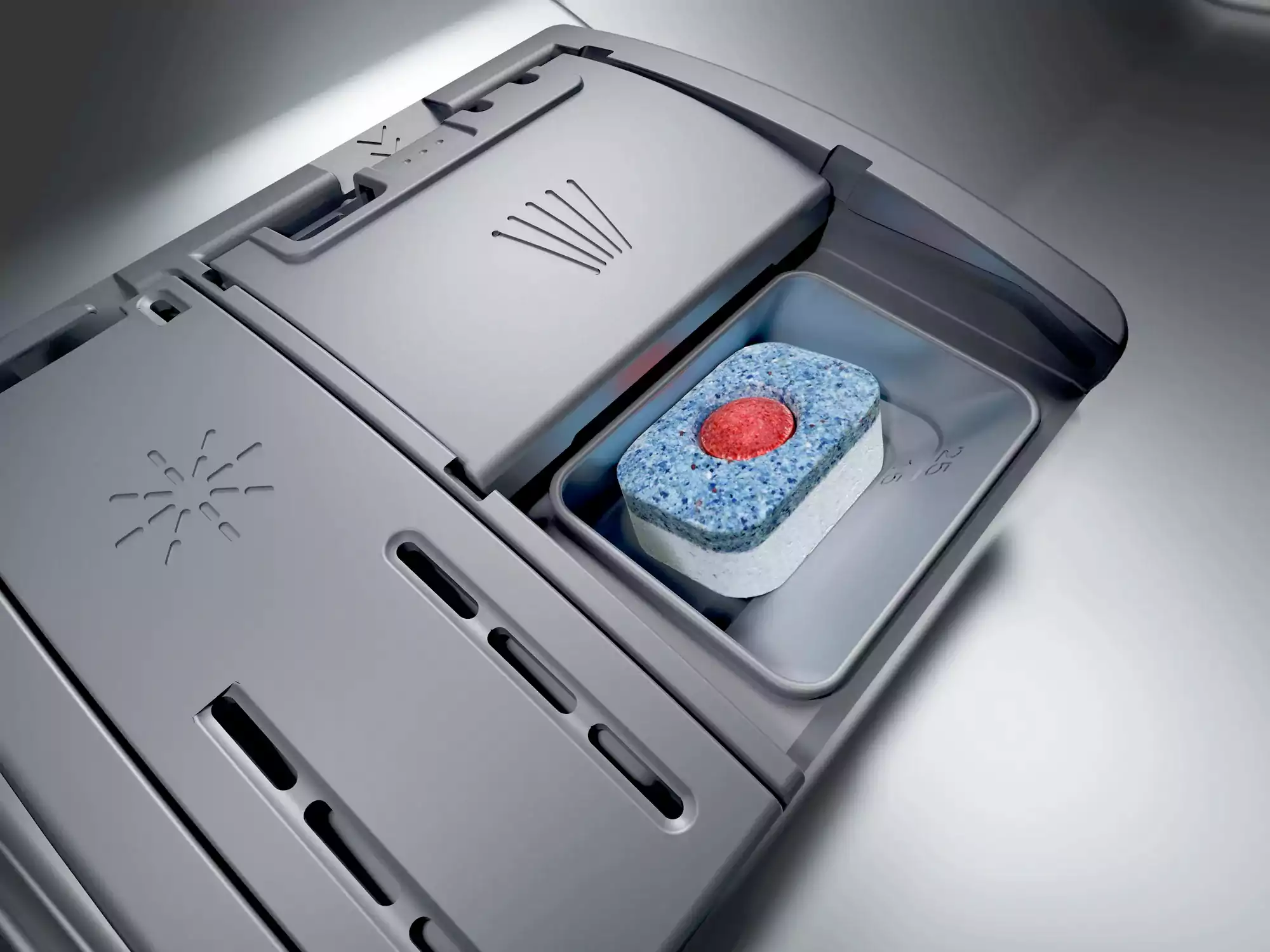 Bosch dishwasher, 13 place settings, 60 cm, 8 programs, digital display, German, silver, SMS6EAI80T