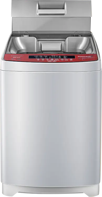 Top Loading Washing Machine Castle 12 KG, Touch Digital Screen, Silver, WMF1612