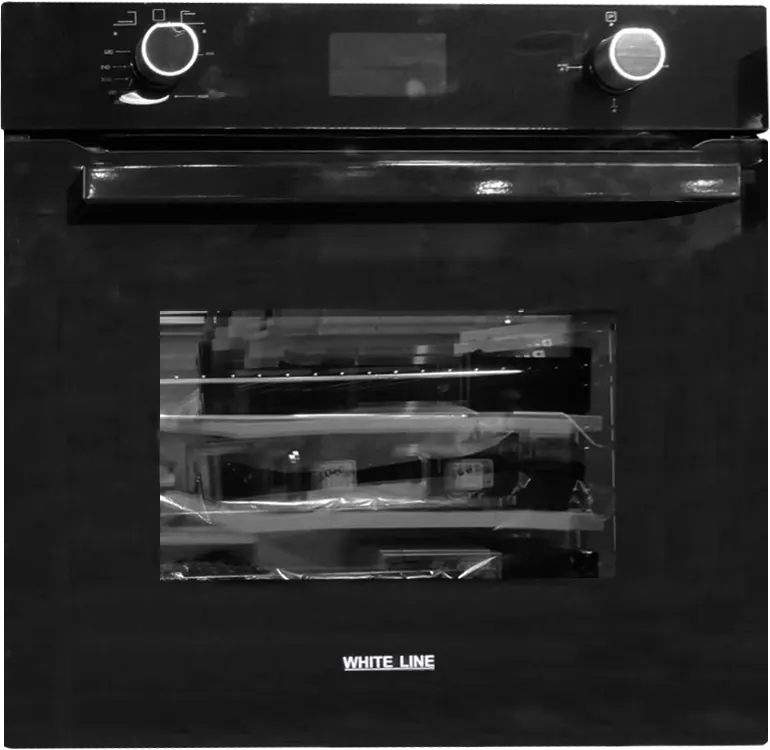 فرن وايت لاين بلت ان 60 سم، غاز، 67 لتر ،ديجيتال، أسود ،WL BIO 60 GL