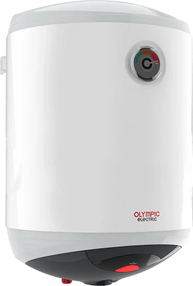 Olympic Hero Electric Water Heater 50 Liters, Indicator, White
