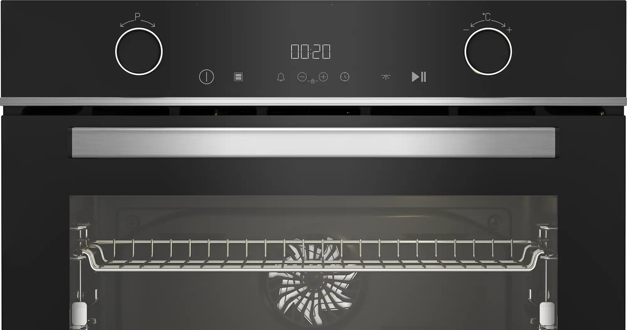 فرن بلت ان بيكو ، 60 سم ، كهرباء ، 72 لتر ، ديجيتال ، أسود ، BBVM13400XDS