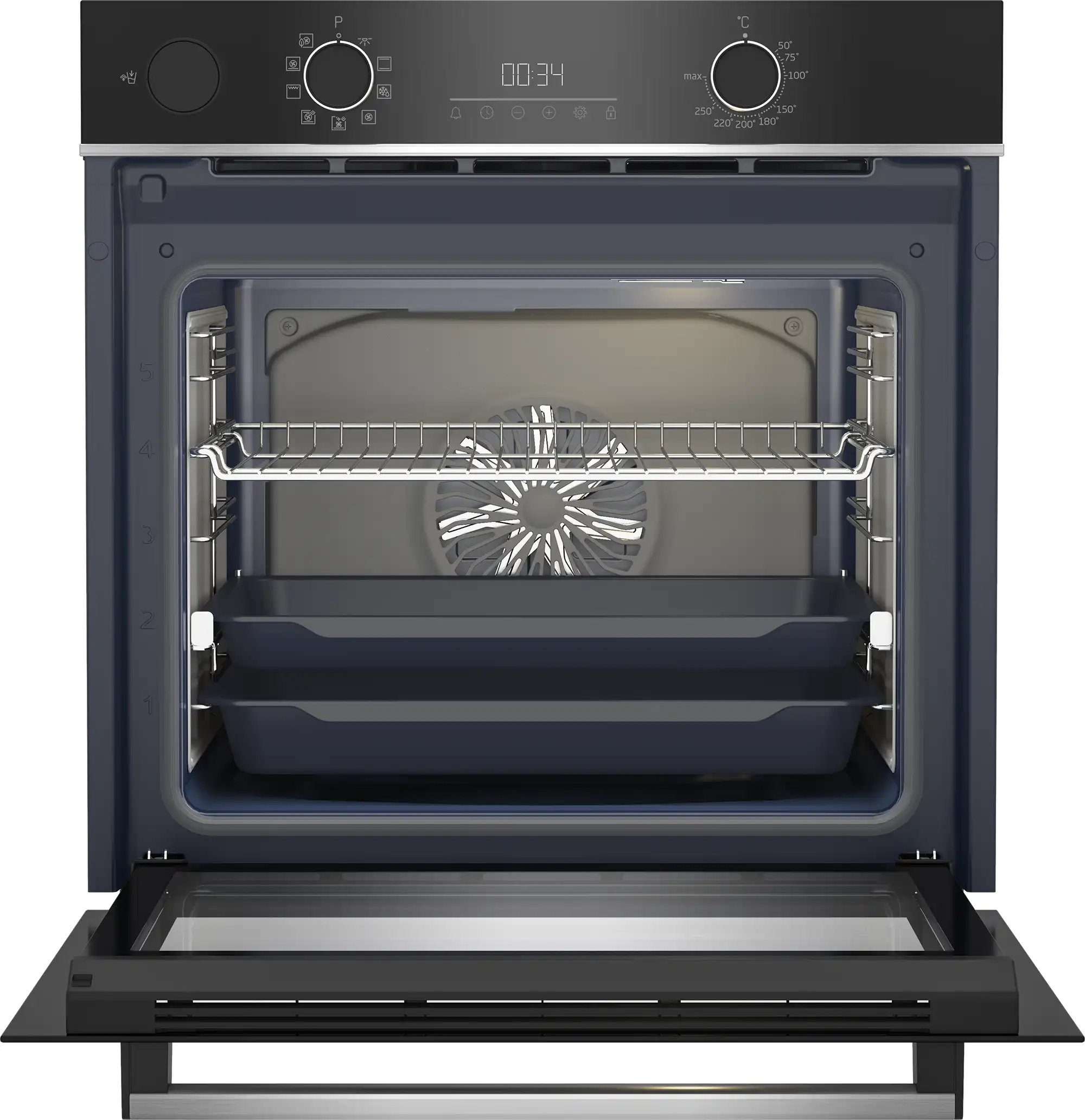 Beko Built-in Oven, 60 cm, electricity, 72 Liters, Digital, Black, BBIS13300XMSE
