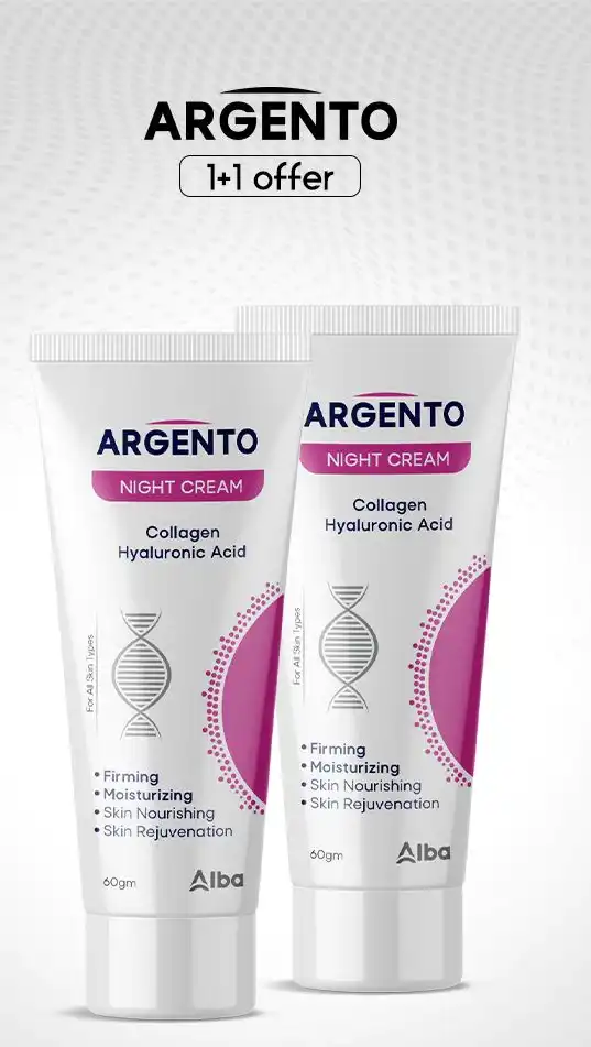 ARGENTO  NIGHT CREAM 60 GM  1+1